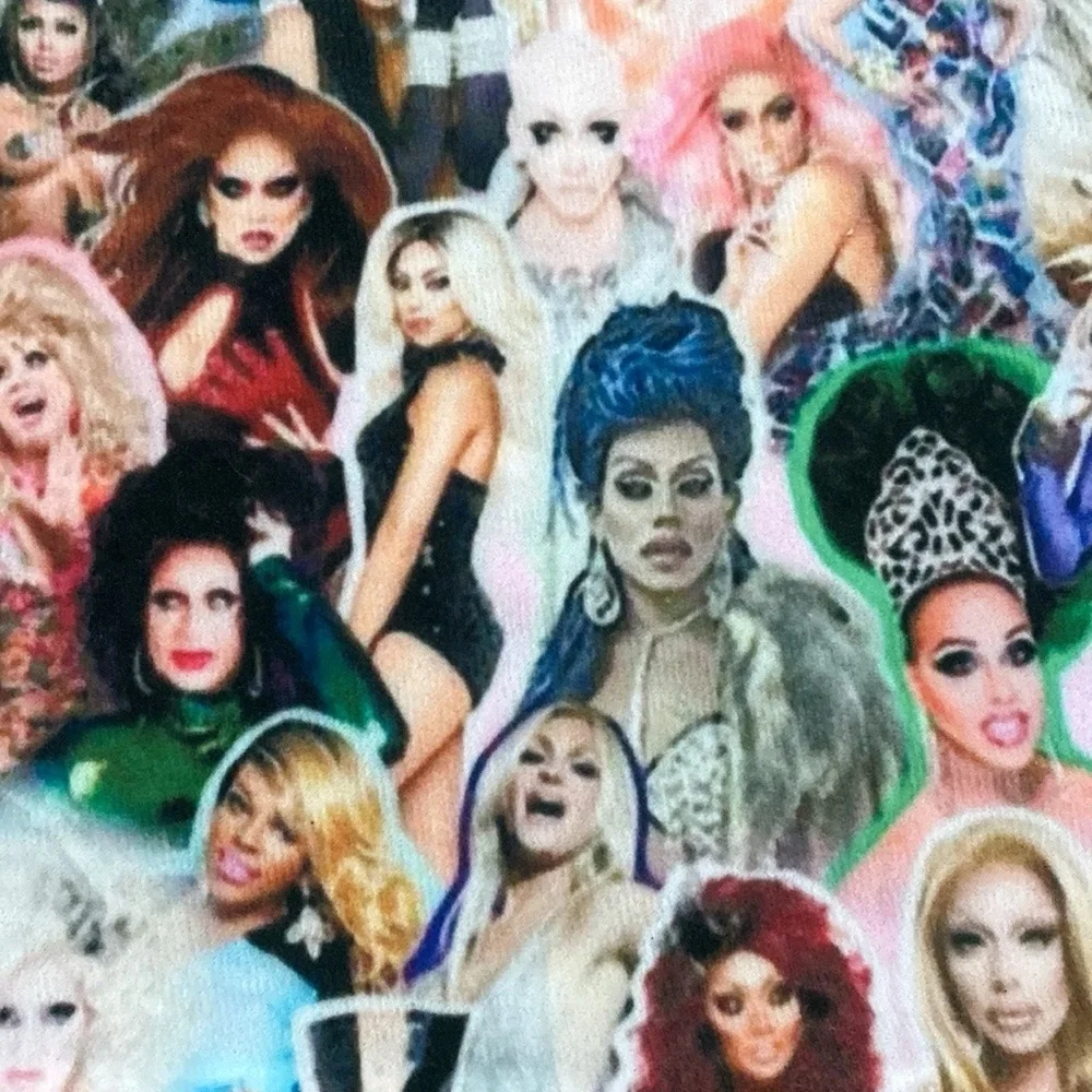 Drag Queens “Rupaul’s Drag Race” Pride Square Cotton Blend Pillowcase Sham